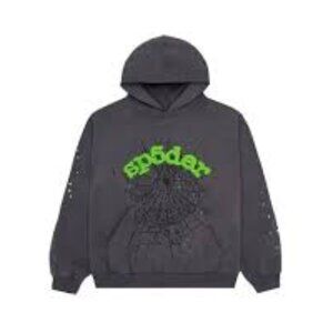 Sp5der Web Hoodie Grey